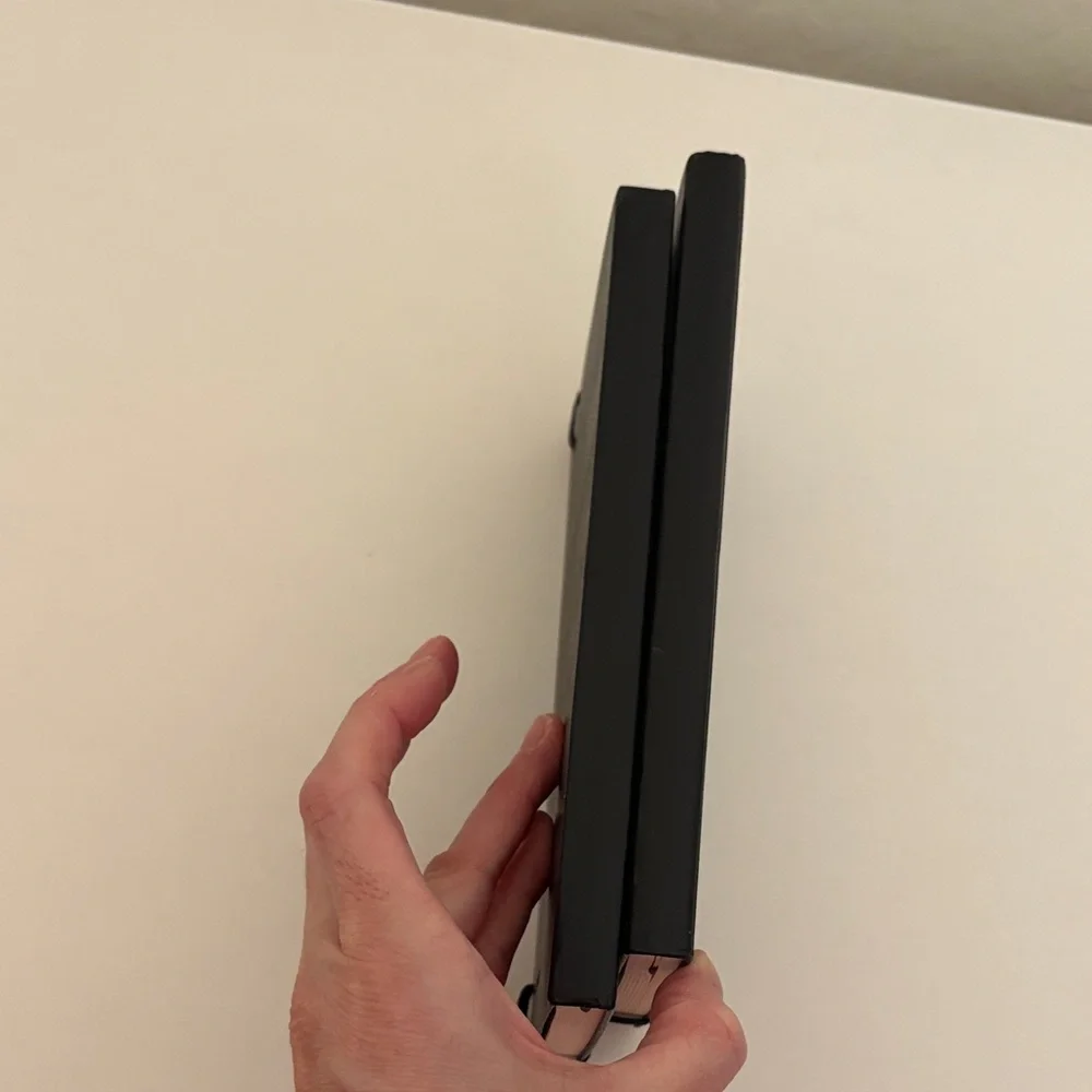 Set of 2 Moleskine Black Notebook‎ with Grid Pages